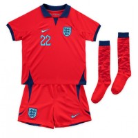 Billiga England Jude Bellingham #22 Barnkläder Borta fotbollskläder till baby VM 2022 Kortärmad (+ Korta byxor)